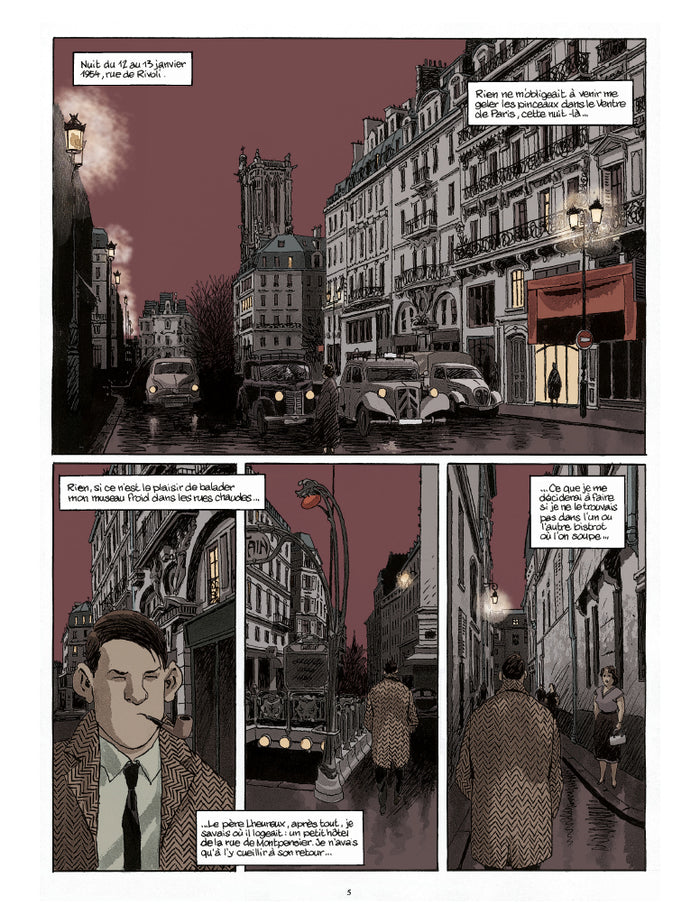 Le soleil naît derrière le Louvre