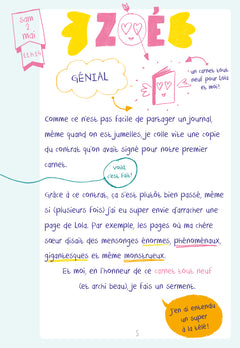 Un carnet pour deux