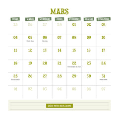 Calendrier Le Chat 2019