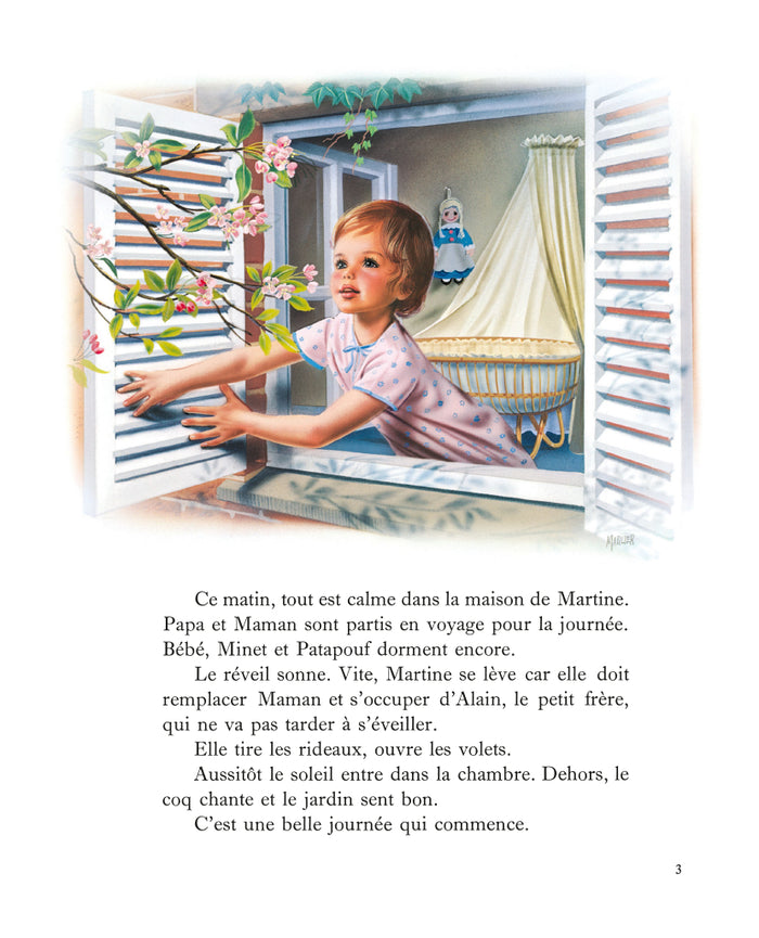 Martine garde son petit frère