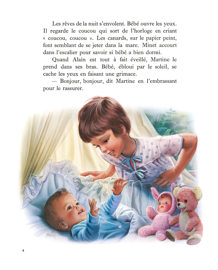 Martine garde son petit frère