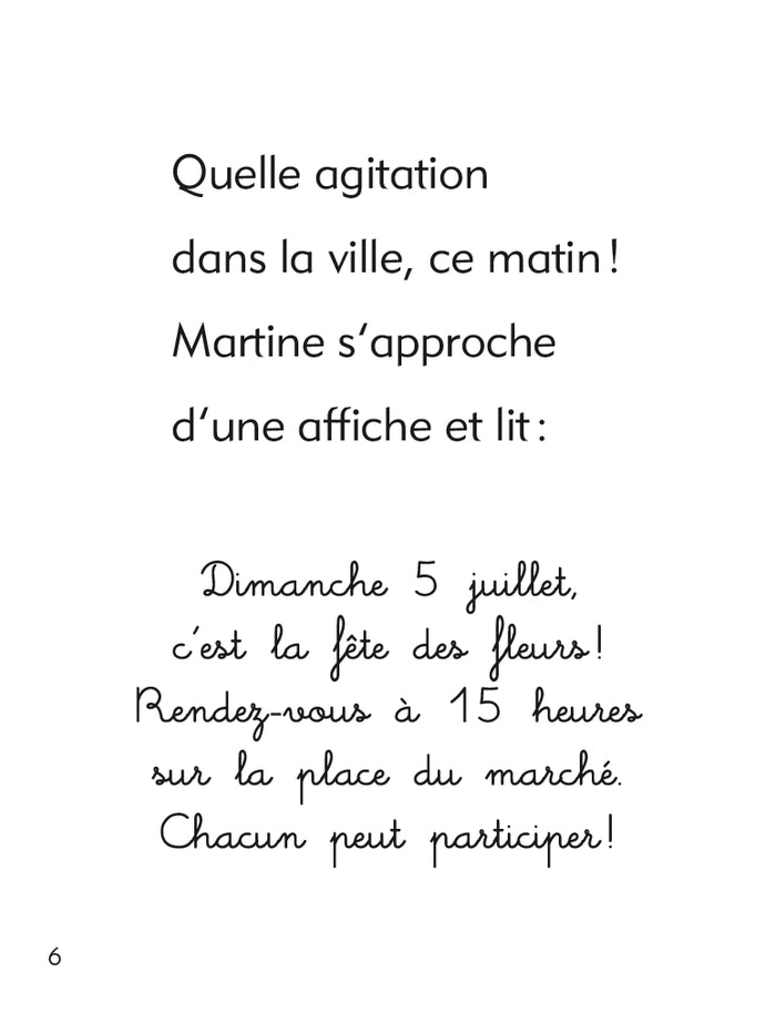 Martine à la fête des fleurs