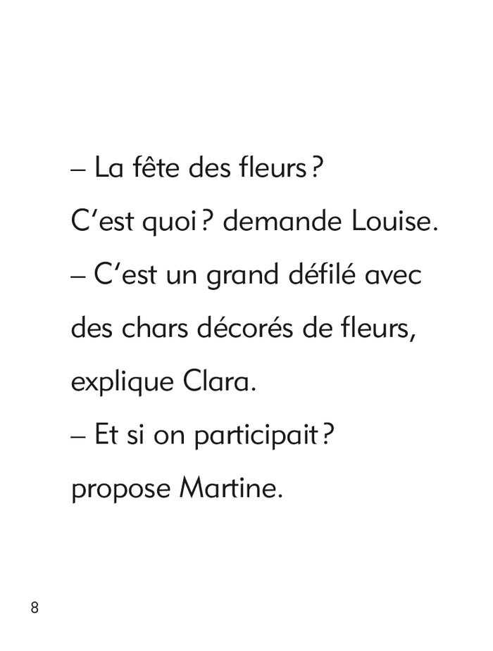 Martine à la fête des fleurs