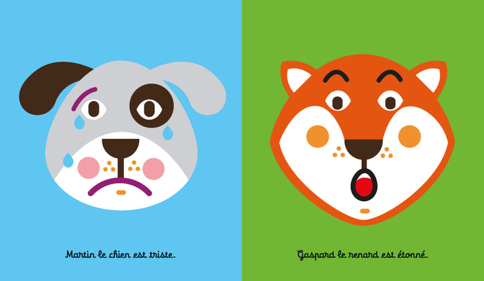 Mon imagier du bout du doigt - Petit tigre est content