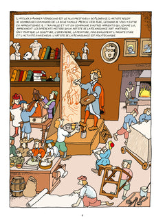 L'Histoire de l'art en BD - Léonard de Vinci