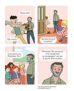 Un bébé à l'école