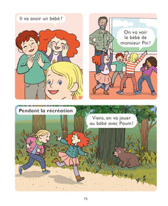 Un bébé à l'école