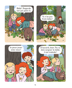 Un bébé à l'école