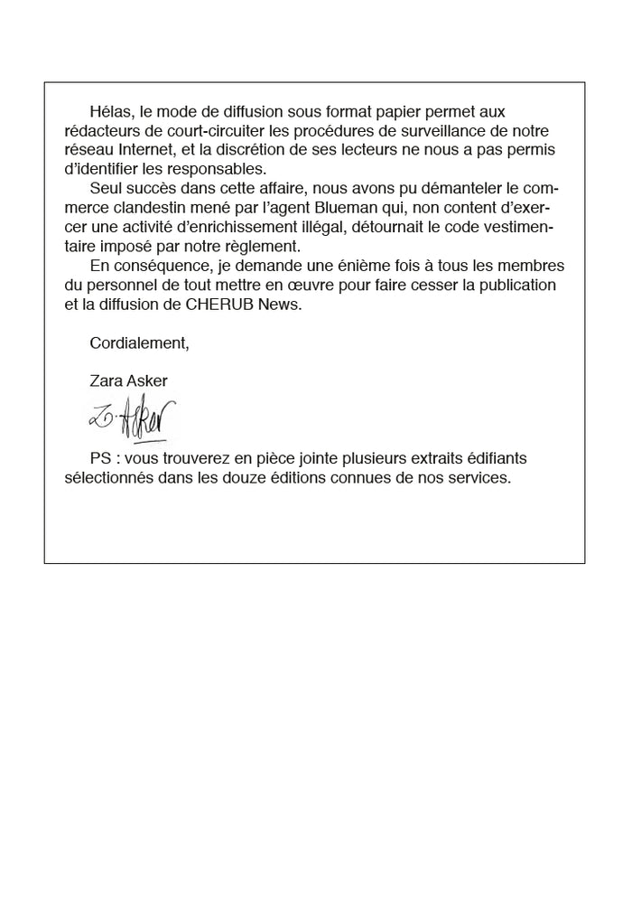 Cherub : Dossiers secrets