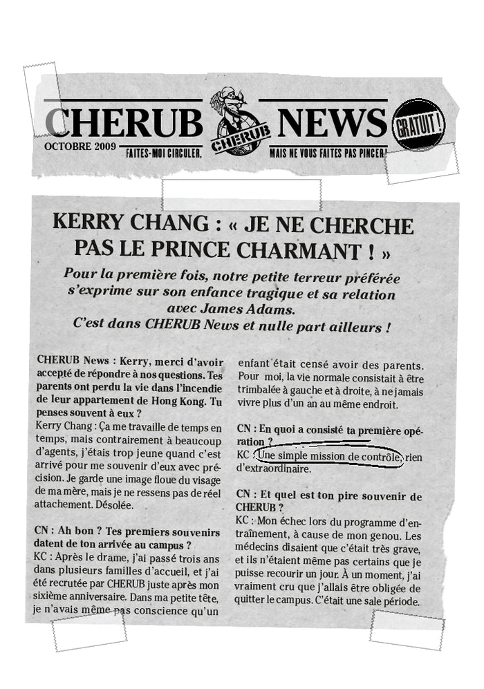 Cherub : Dossiers secrets