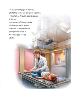 Martine à l'hôpital
