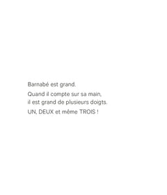 Barnabé et sa tétine