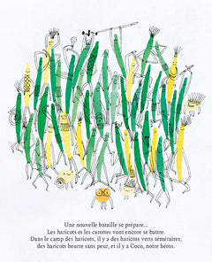 Casterminouche - La bataille des haricots contre les carottes