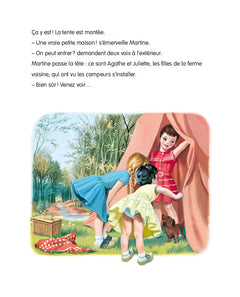 Martine fait du camping