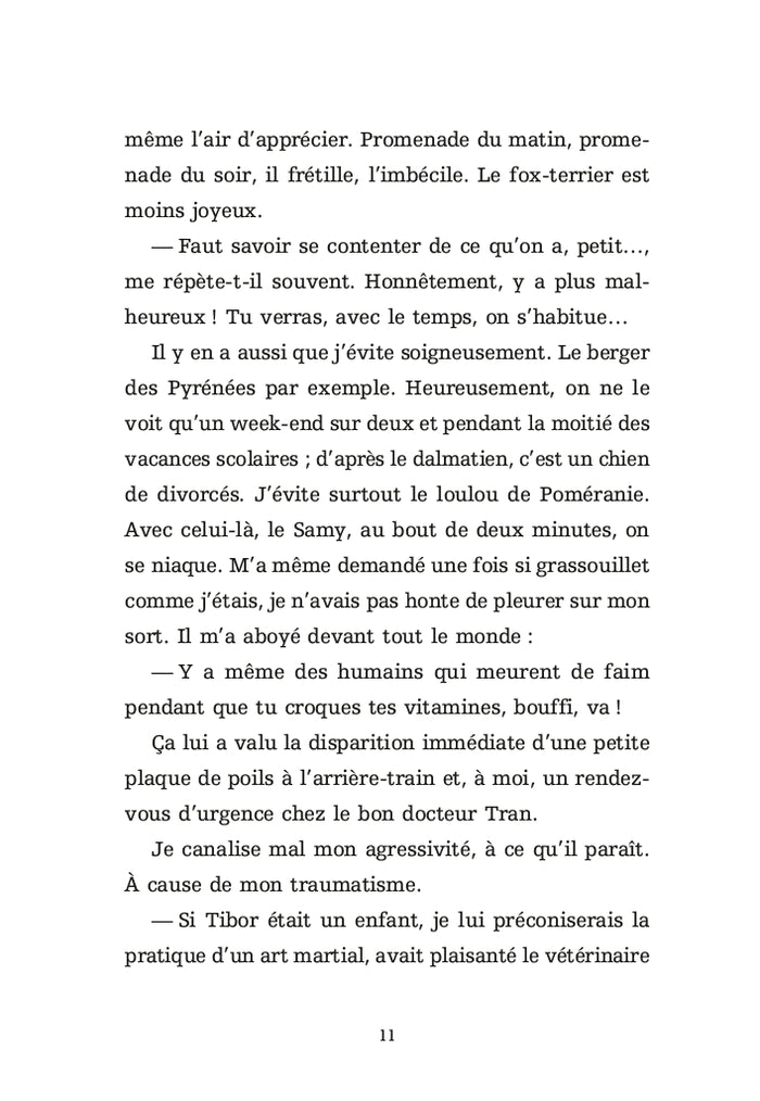 Attention chien sensible !