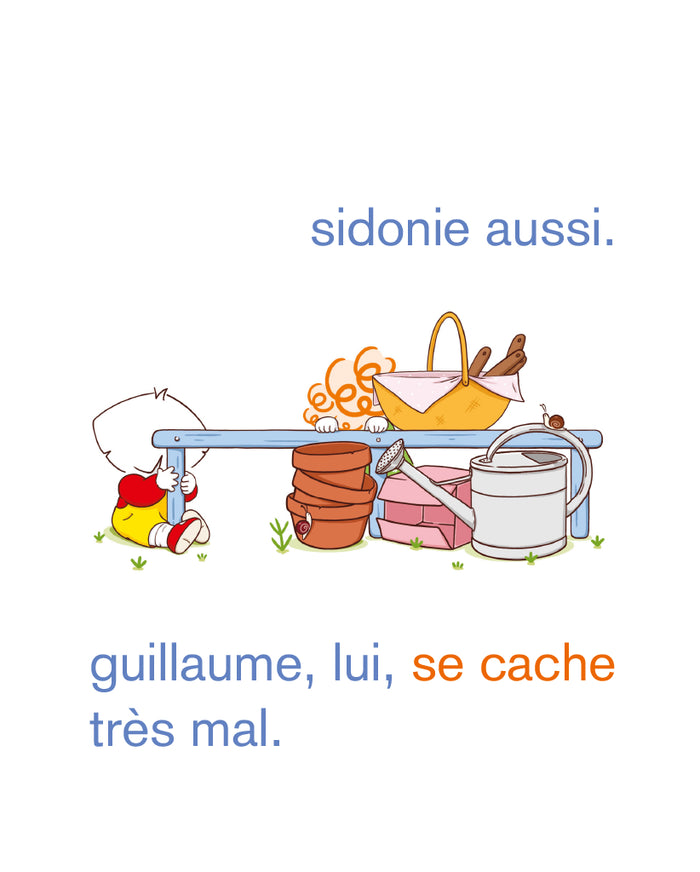 Émilie joue à cache-cache