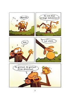 Gaston Grognon en BD - Orange Stressée