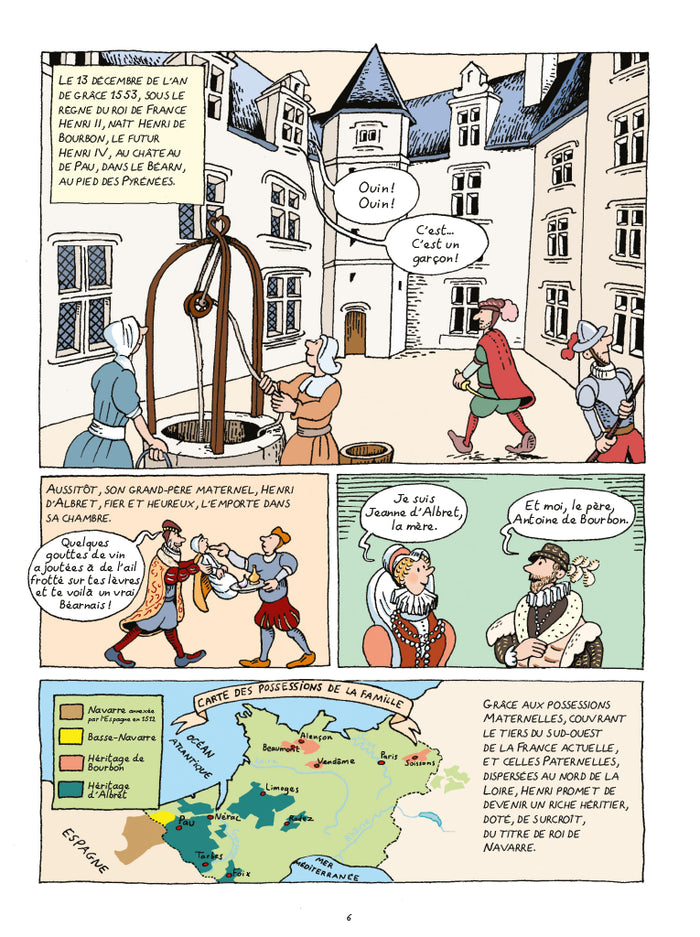 Histoire de France en BD - Henri IV et les guerres de religion