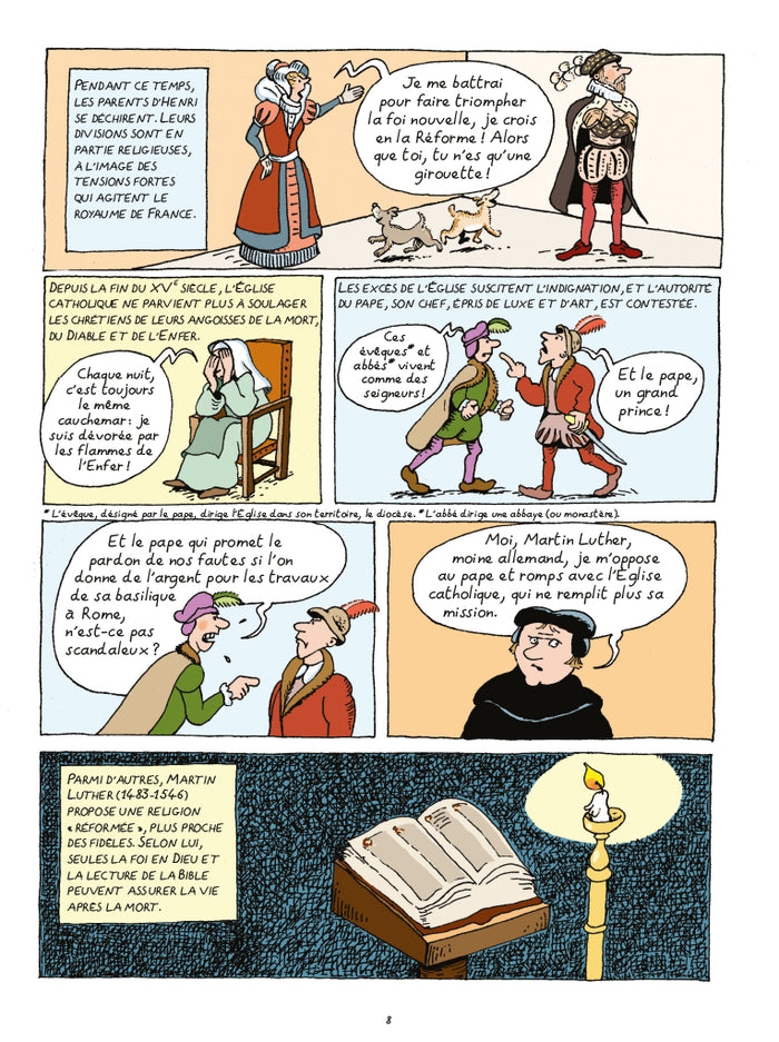 Histoire de France en BD - Henri IV et les guerres de religion