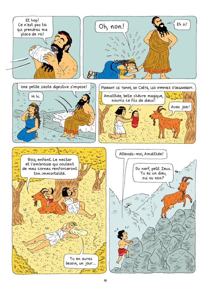 La mythologie en BD - Dieux et déesses de la mythologie grecque