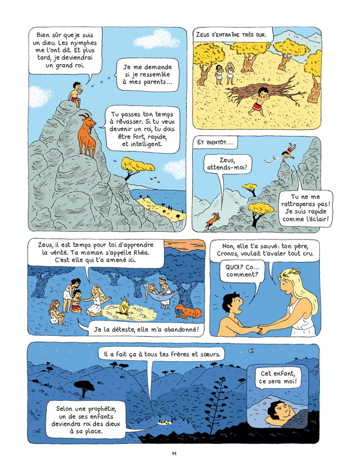 La mythologie en BD - Dieux et déesses de la mythologie grecque