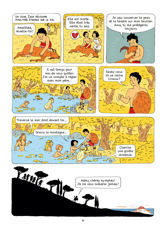 La mythologie en BD - Dieux et déesses de la mythologie grecque