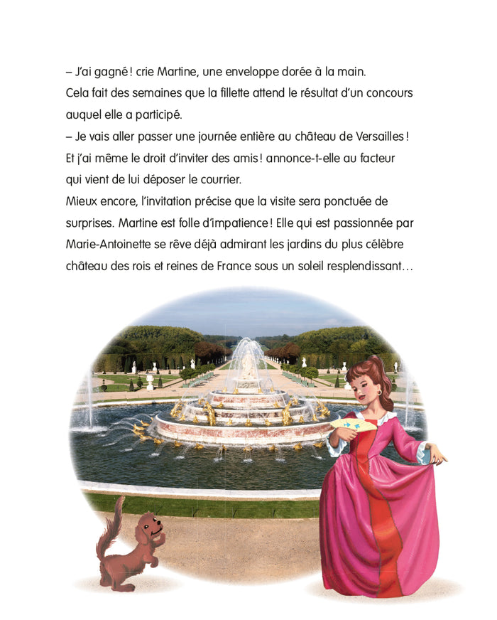 Martine au château de Versailles