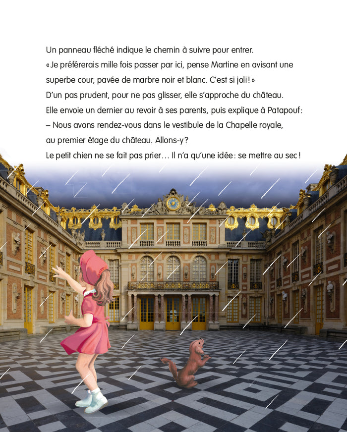 Martine au château de Versailles