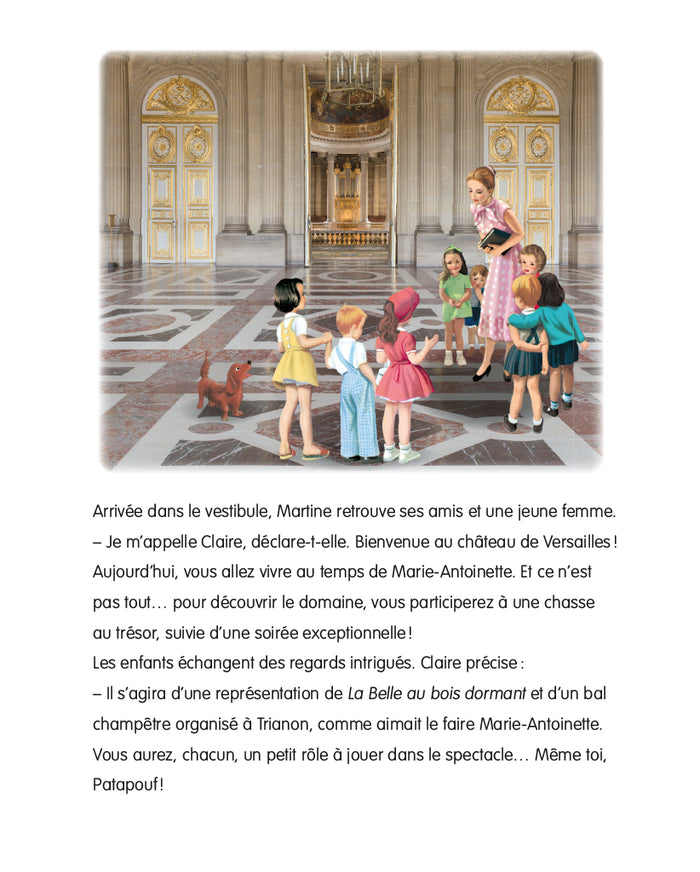Martine au château de Versailles