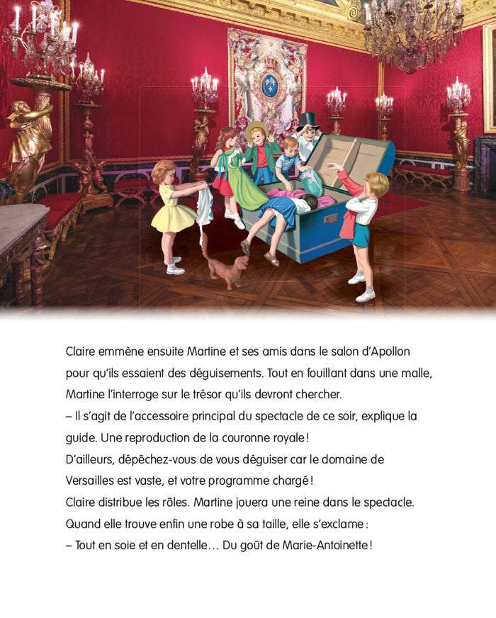 Martine au château de Versailles