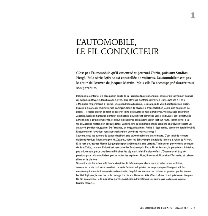 Lefranc - Reportages - Les Voitures de Lefranc