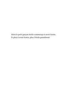 Le petit garçon étoile