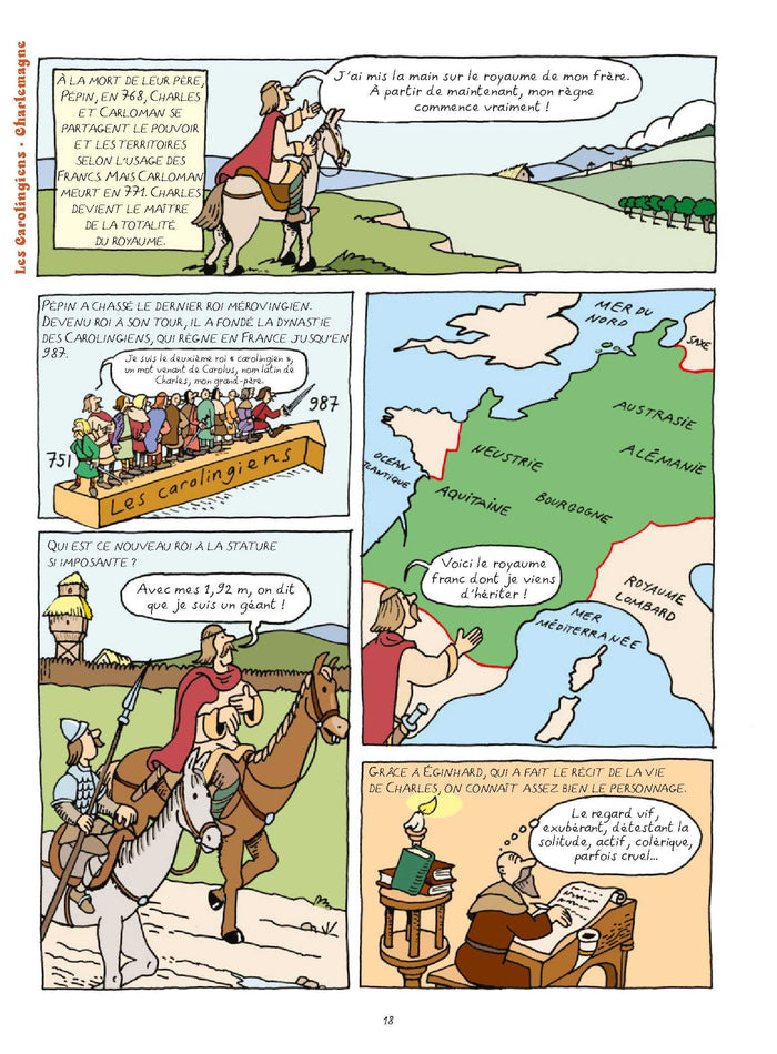 L'histoire de France en BD - Les rois de France