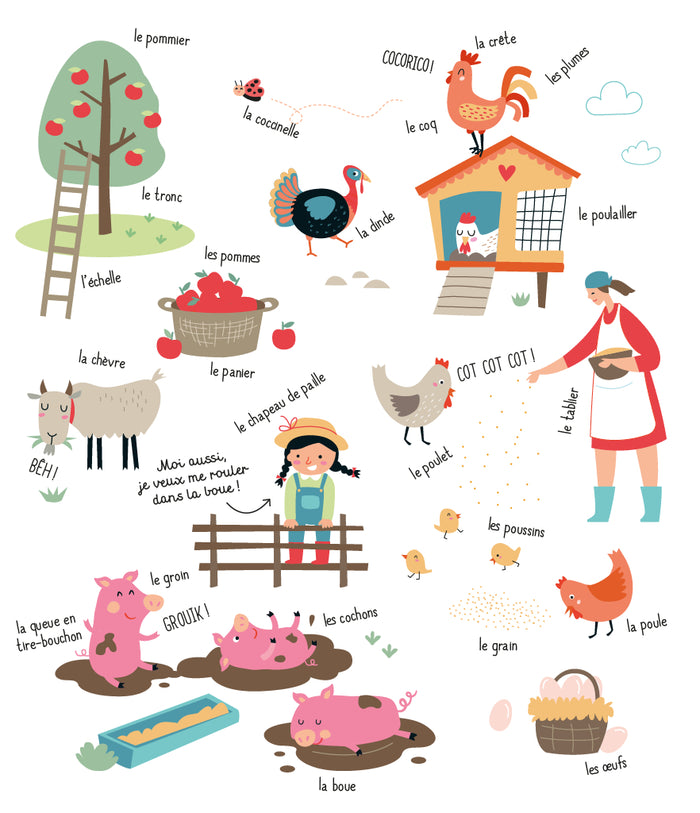 Mon imagier préféré - À la ferme