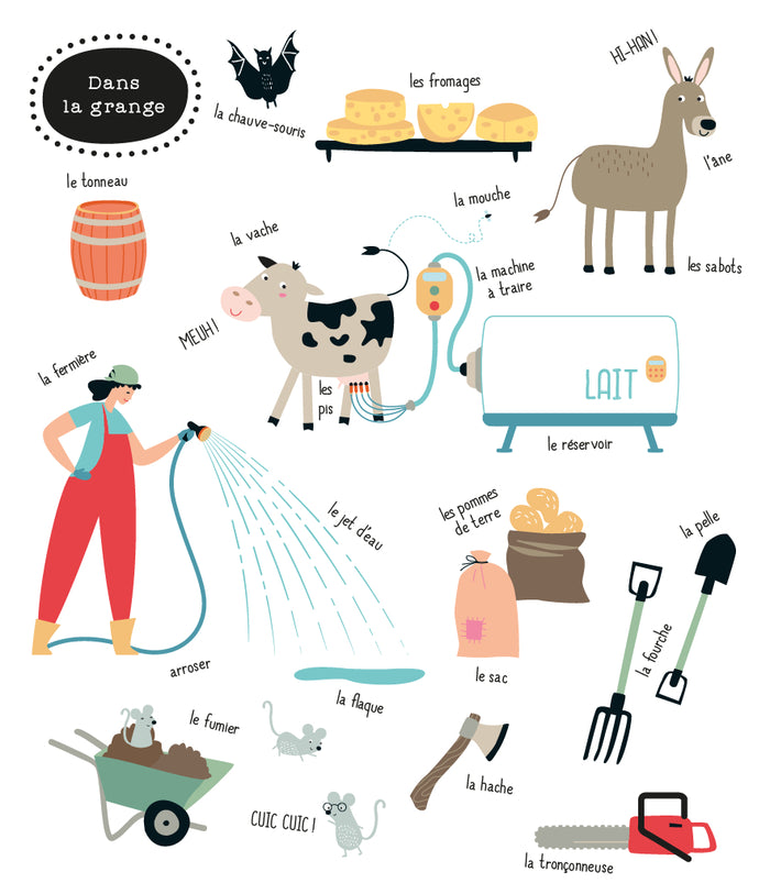 Mon imagier préféré - À la ferme