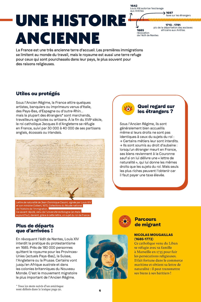 Quand on arrive en France