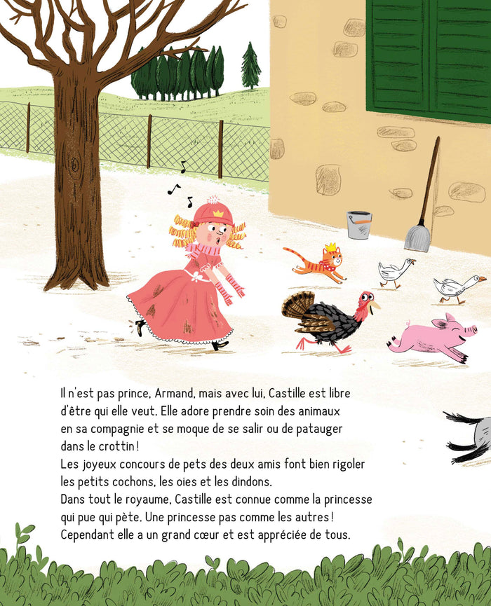 La princesse qui pue qui pète fête Noël à sa façon