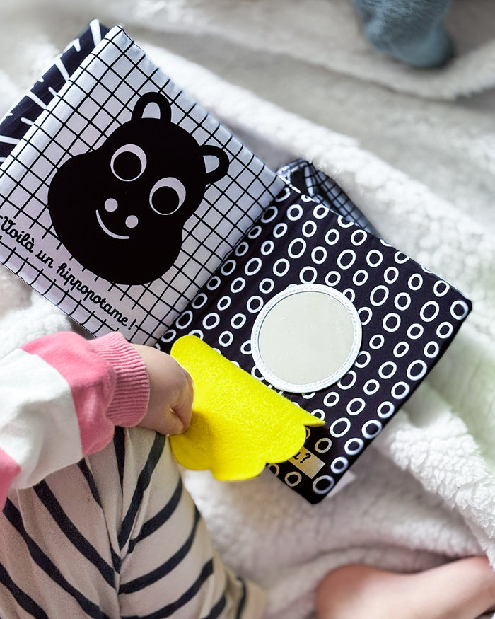 Le Premier Livre Tissu de Bébé - Petit lion