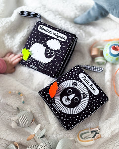 Le Premier Livre Tissu de Bébé - Mouton mignon