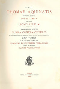 Summa Contra Gentiles