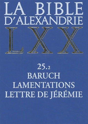 Baruch, Lamentations, Lettre de Jeremie