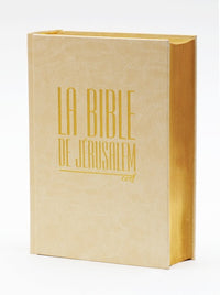 LA BIBLE DE JERUSALEM - COMPACTE BLANCHE DOREE