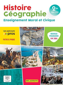 Les Parcours Pros Histoire Géographie EMC 2de Bac Pro (2024) - Pochette élève
