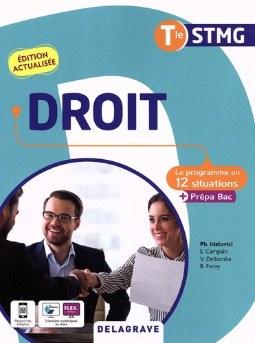Le programme en situations - Droit Tle STMG (2022) - Pochette élève