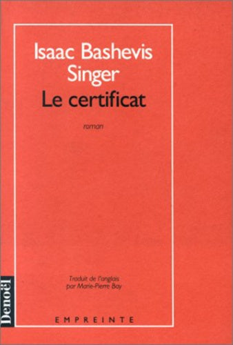 Le certificat