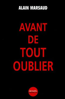 Avant de tout oublier