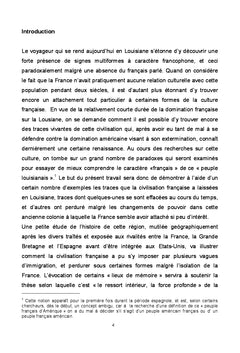 Les traces de la civilisation française en louisiane