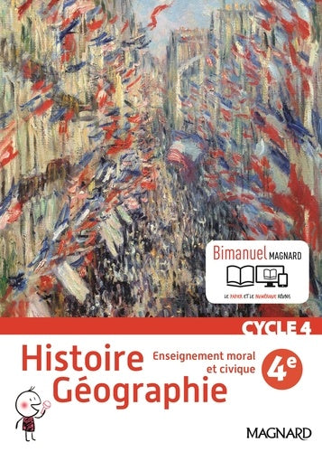 Histoire géographie, enseignement morale et civique 4e