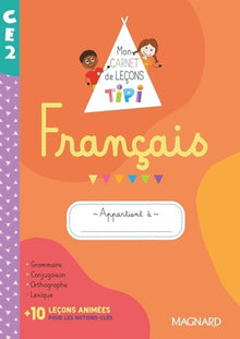 Tipi CE2 : Mon carnet de leçons de français