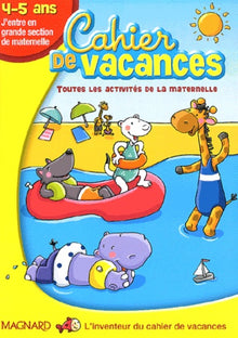 Cahier de vacances j'entre en GS